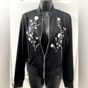 Floral Bomber Jacket Size XS-Medium